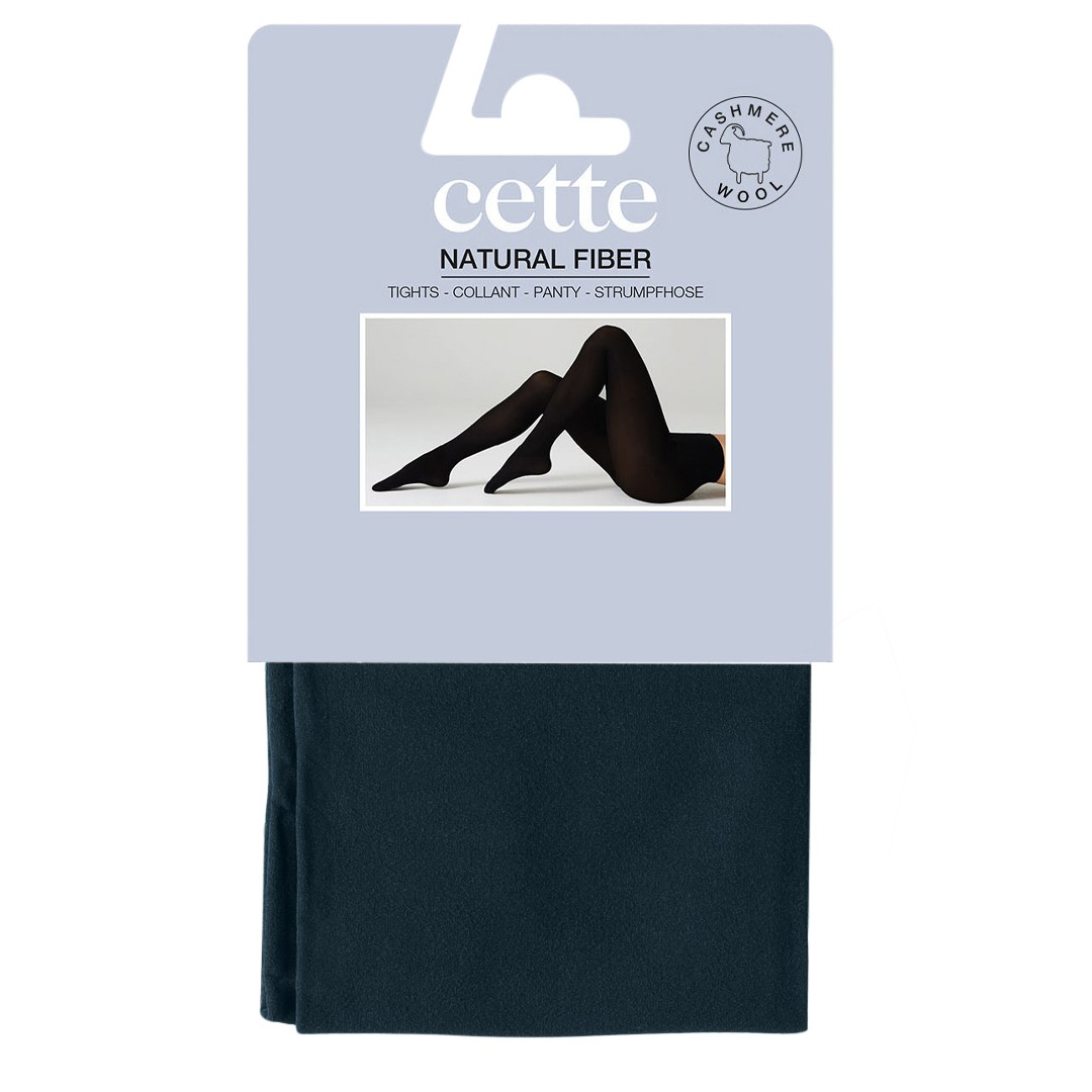 Navy Lima Cashmere Wool 150 denier - Marineblå vinter strømpebukser 