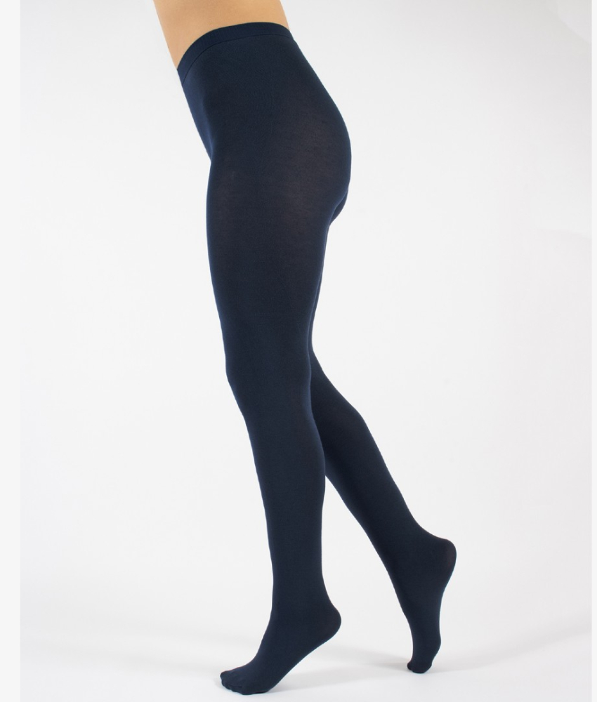 Navy Lima Cashmere Wool 150 denier - Marineblå vinter strømpebukser 