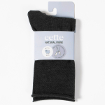 Aoraki Merino Wool Dark Grey - Koksgrå uld strømper fra Cette