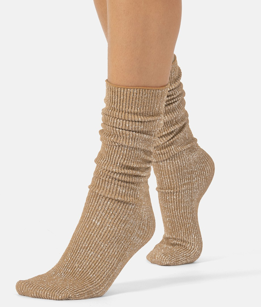 Glitter rib strømper - Caresse fra Cette