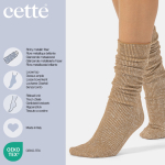 Glitter rib strømper - Caresse fra Cette