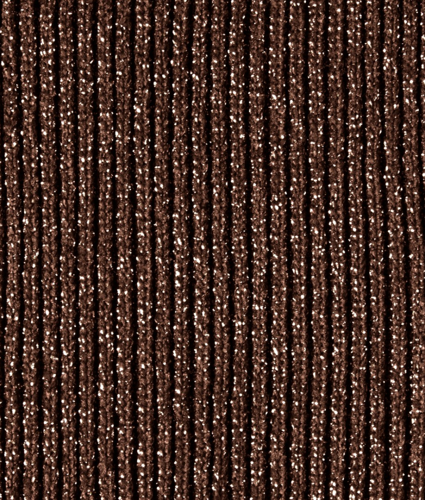 Glitter rib strømper - Walnut fra Cette