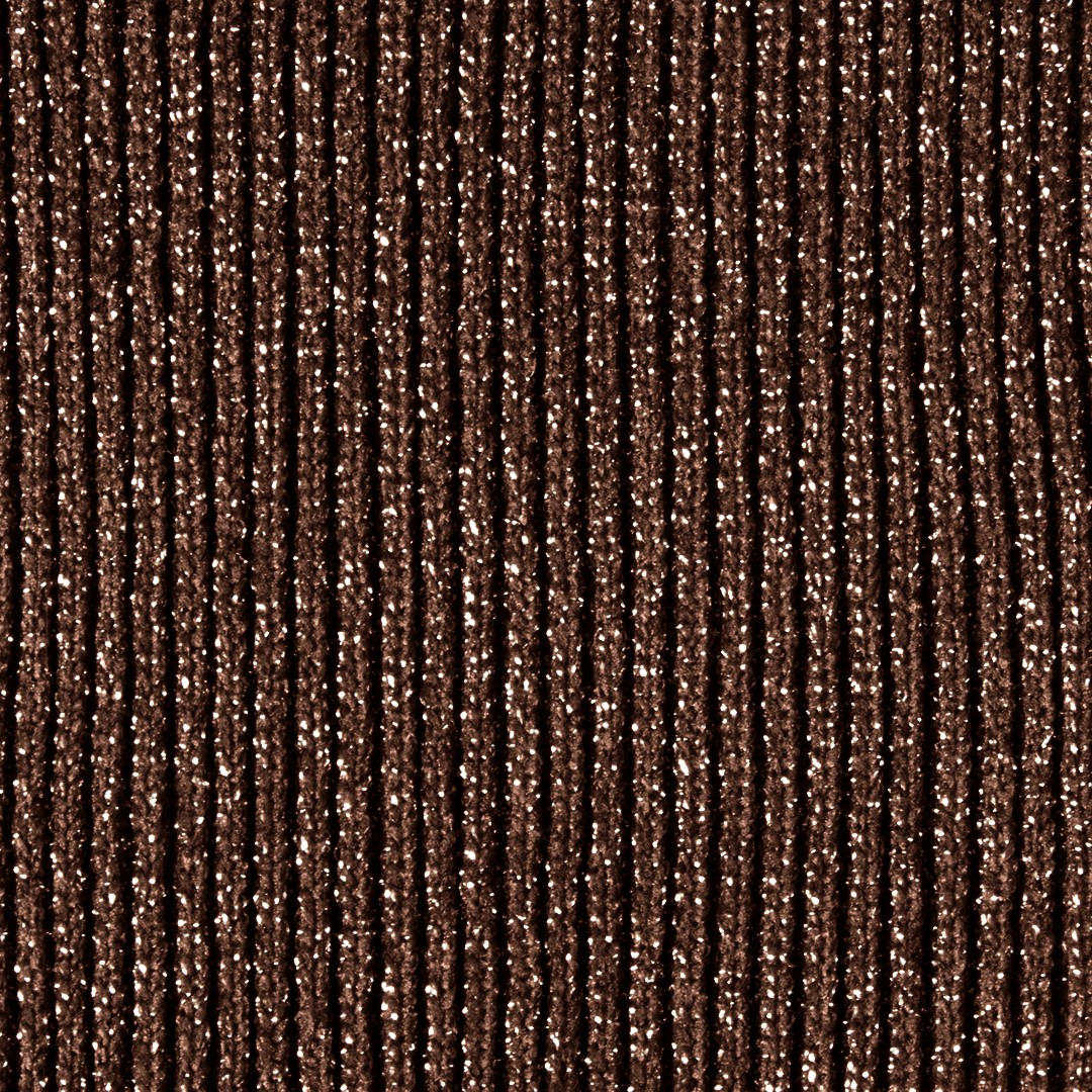 Glitter rib strømper - Walnut fra Cette