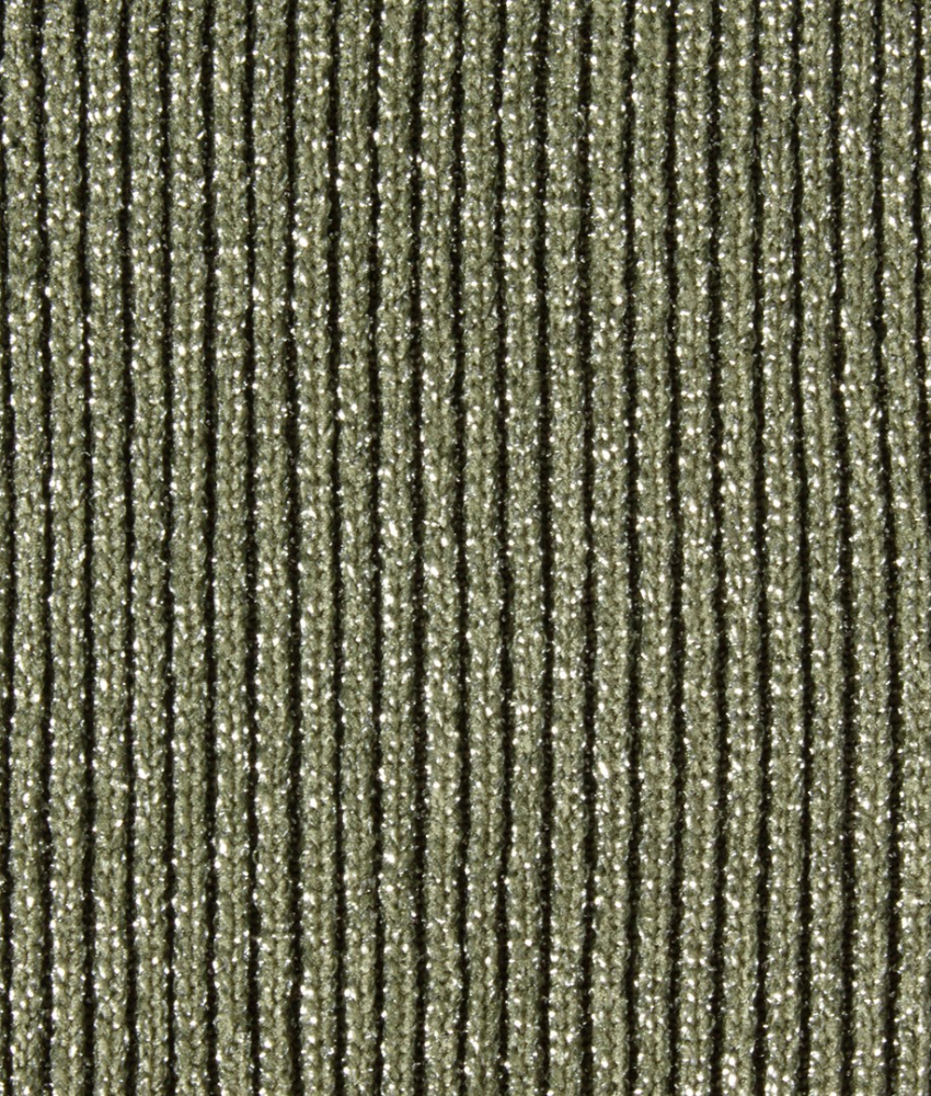 Glitter rib strømper - Olive Green fra CETTE
