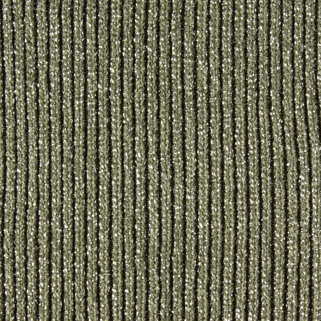 Glitter rib strømper - Olive Green fra CETTE