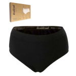 Sorte sømløse plus size trusser i bambus - 530 fra Festival