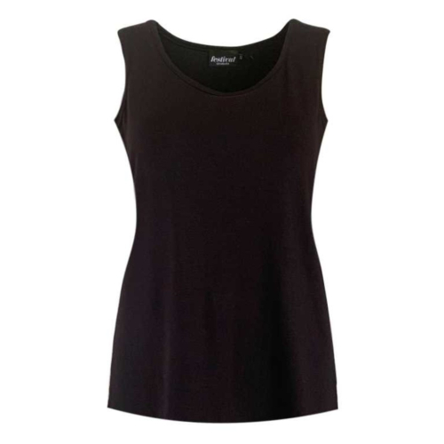 Bambus top i hvid - 610 fra Festival Danmark