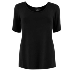 Bambus T-shirt i sort - 620 - Festival Danmark