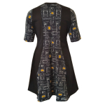 Meika Blueprint - A-formet plus size kjole med paneler fra Amamiko