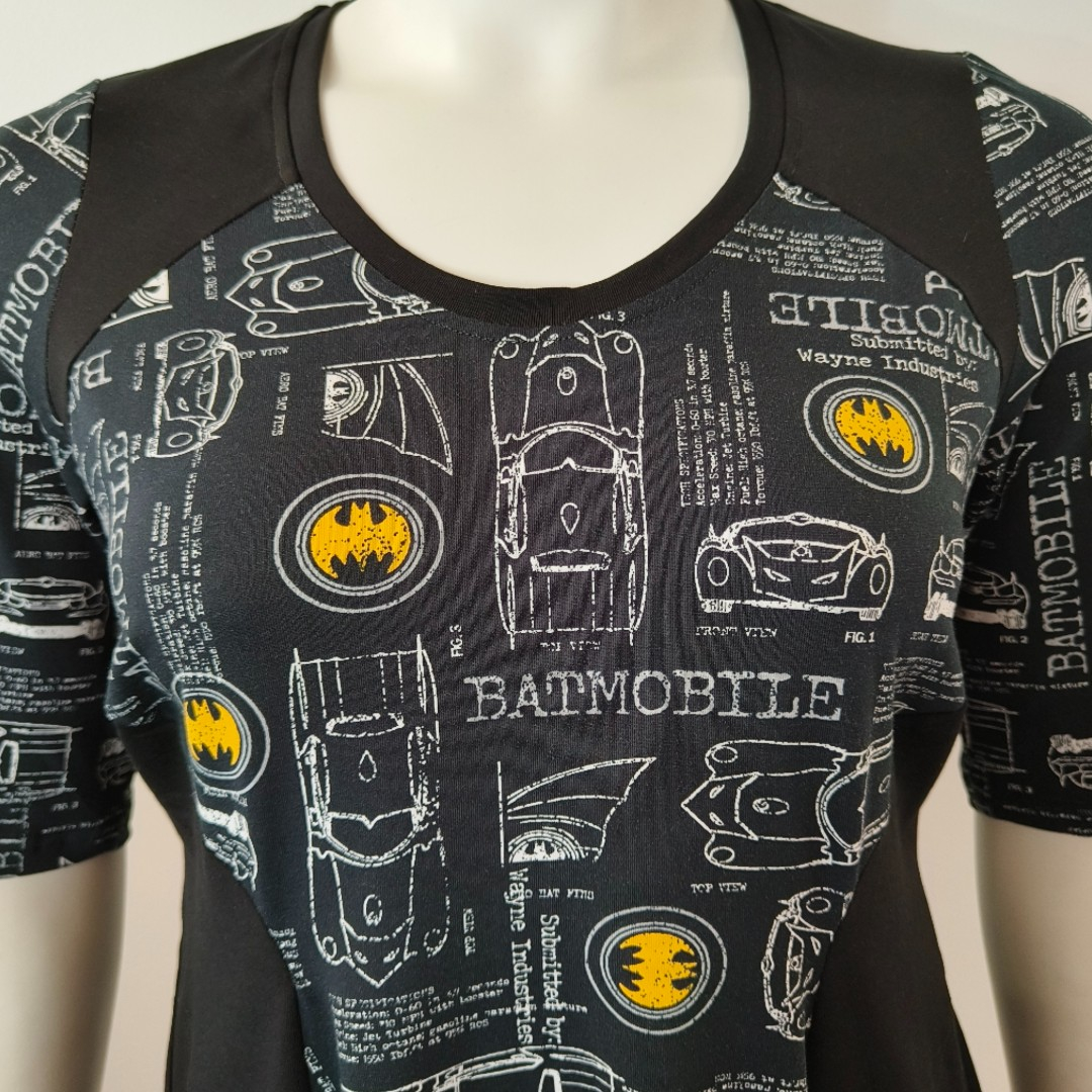 Meika Blueprint - A-formet plus size kjole med paneler fra Amamiko