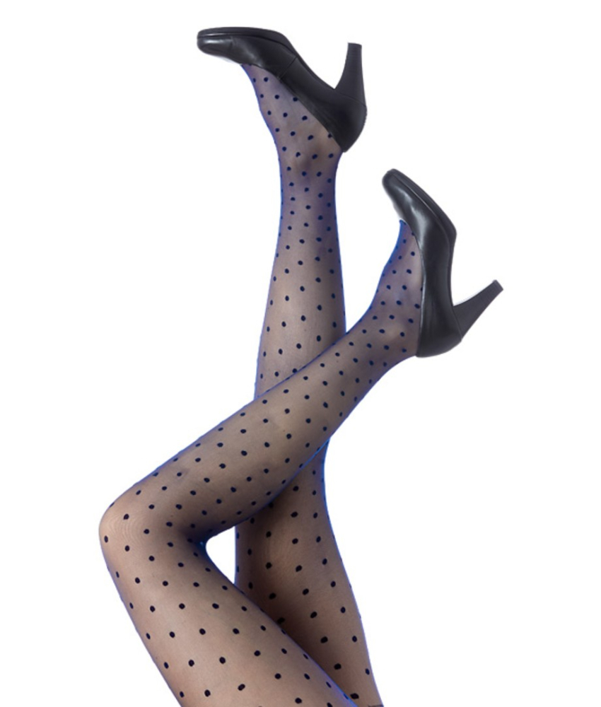 Blå strømpebukser med prikker - Marine Festival 96277