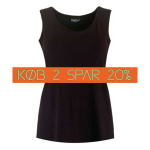 Bambus top i hvid - 610 fra Festival Danmark