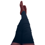 Mørkeblå Uld Benvarmere Til Voksne