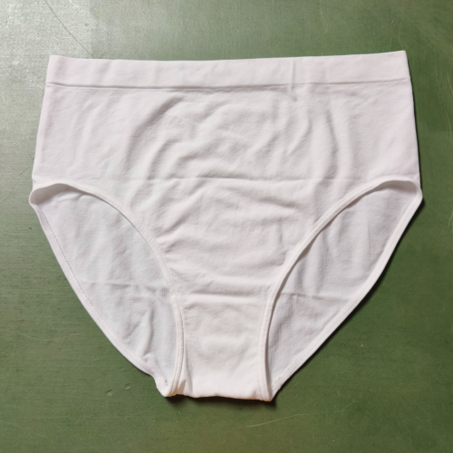 Hvide sømløse plus size trusser i mikrofibre - 507000 fra Festival