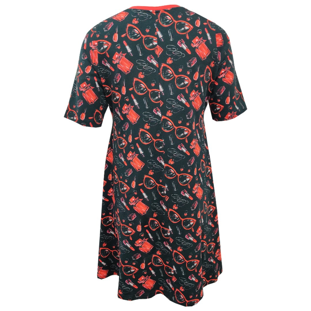 Plus size kjole - Tokyo Red Lipstick
