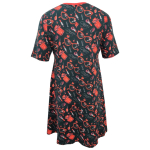 Plus size kjole - Tokyo Red Lipstick