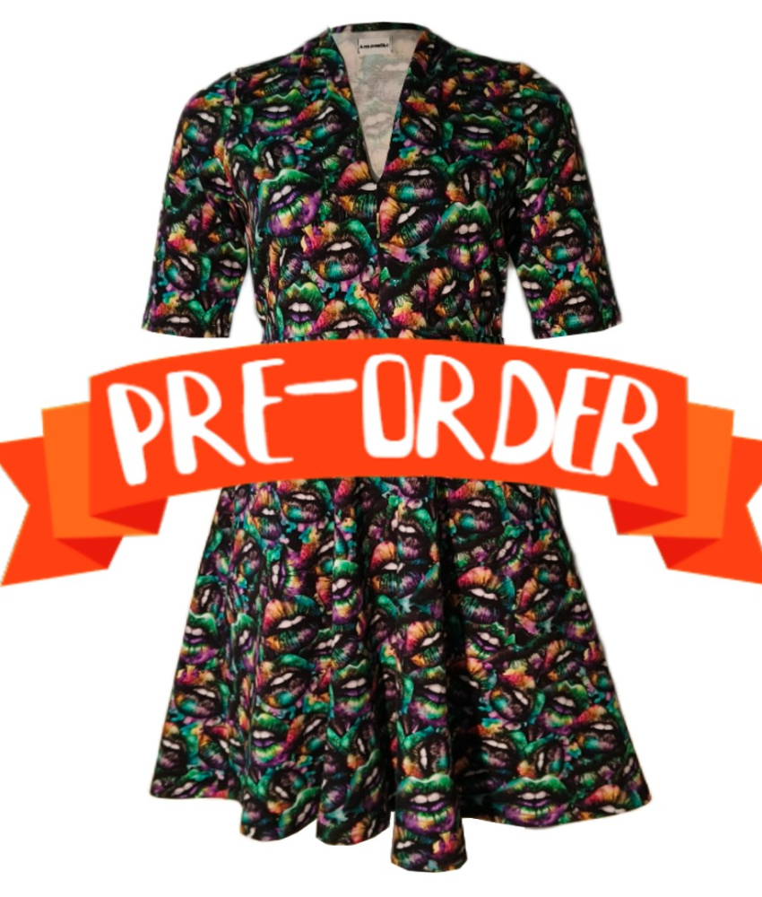 Plus size kjole - Takasaki Poison Kiss fra Amamiko