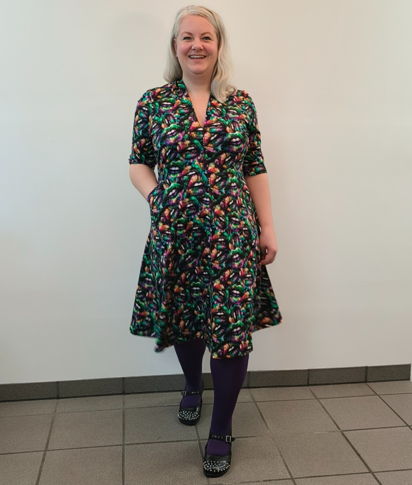 Plus size kjole - Takasaki Poison Kiss fra Amamiko