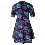 Plus size kjole - Takasaki Purple Passion fra Amamiko