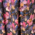 Plus size kjole - Tokyo Purple and Gold Flower fra Amamiko.