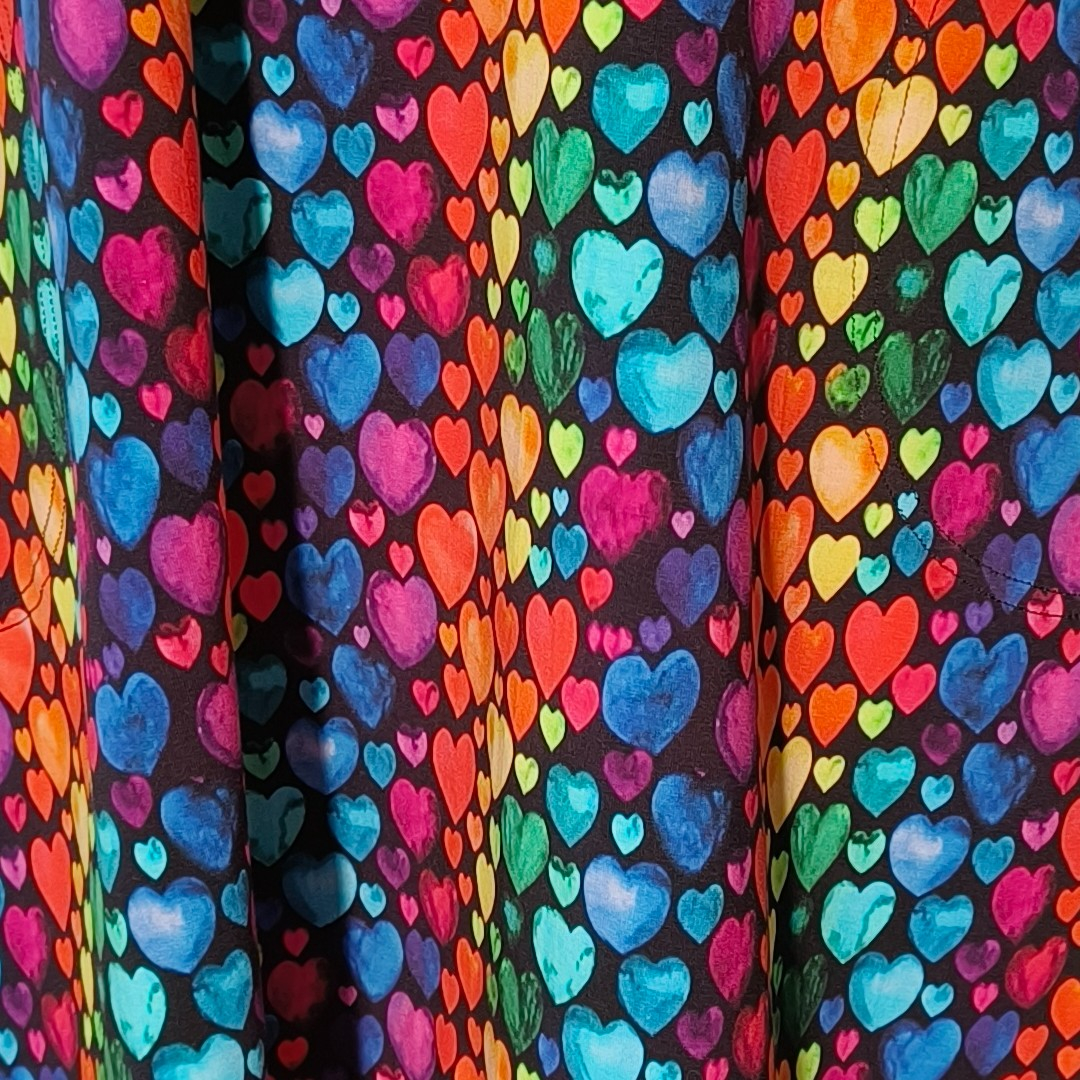 Plus size kjole - Tulla Colorful Love fra Amamiko