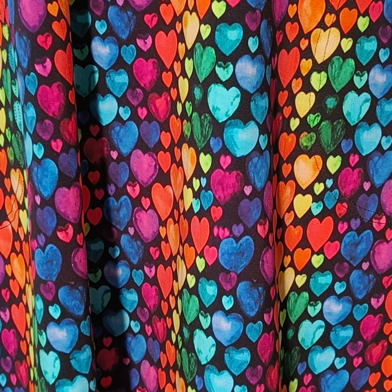 Plus size kjole - Tulla Colorful Love fra Amamiko