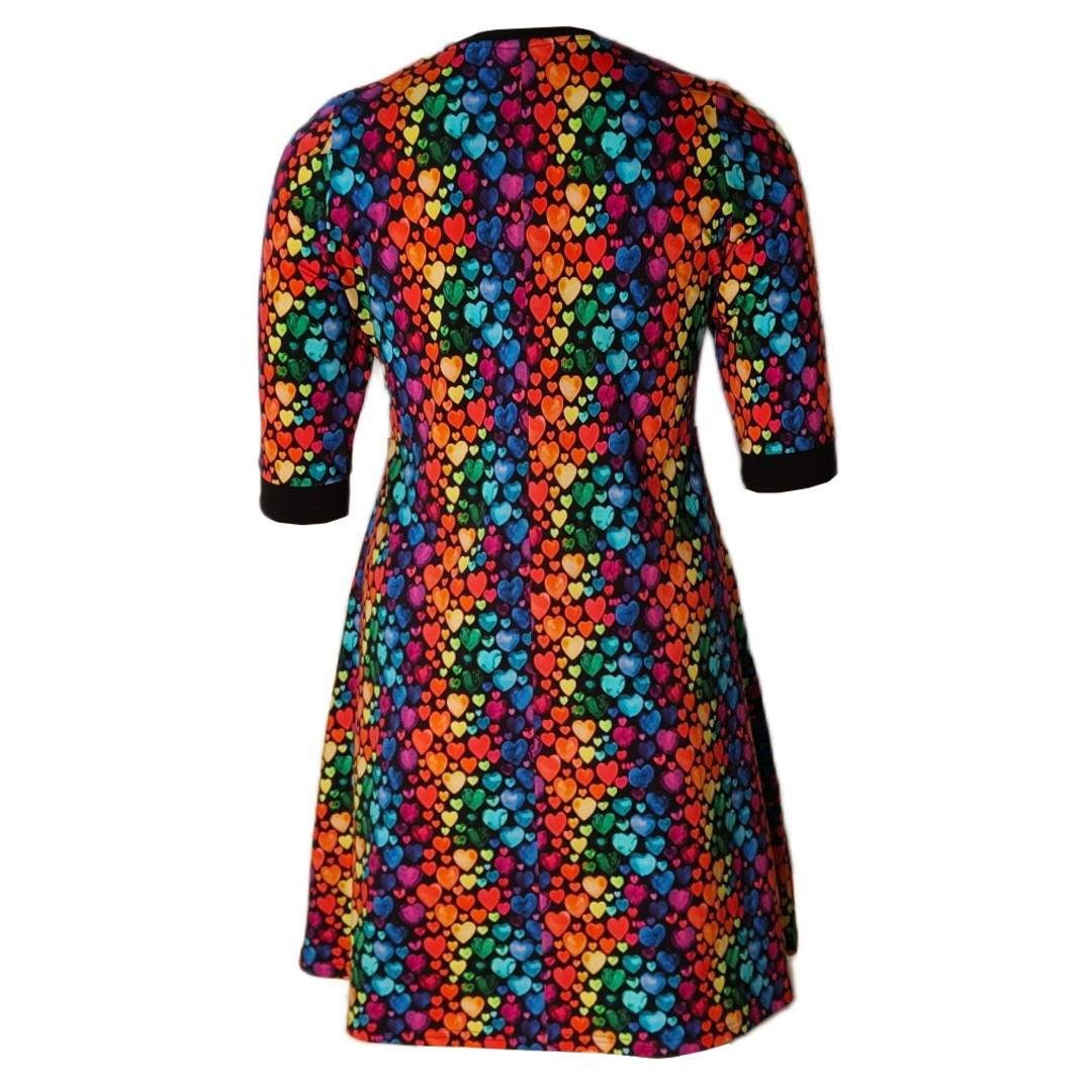Plus size kjole - Tulla Colorful Love fra Amamiko
