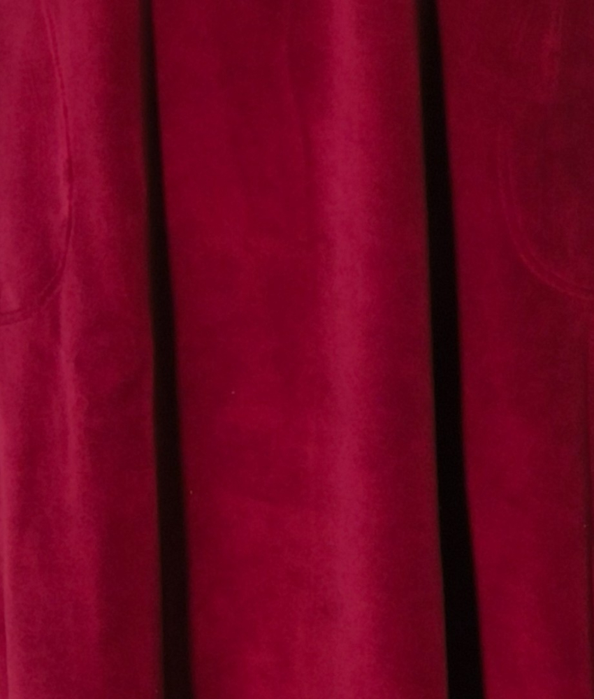 Plus size kjole Tulla Bordeaux Velvet fra Amamiko