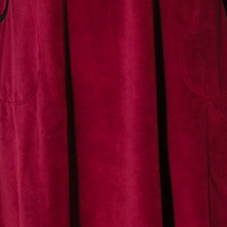 Plus size kjole Tulla Bordeaux Velvet fra Amamiko