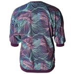 Botan Sound Waves - Løstsiddende plus size bluse fra Amamiko