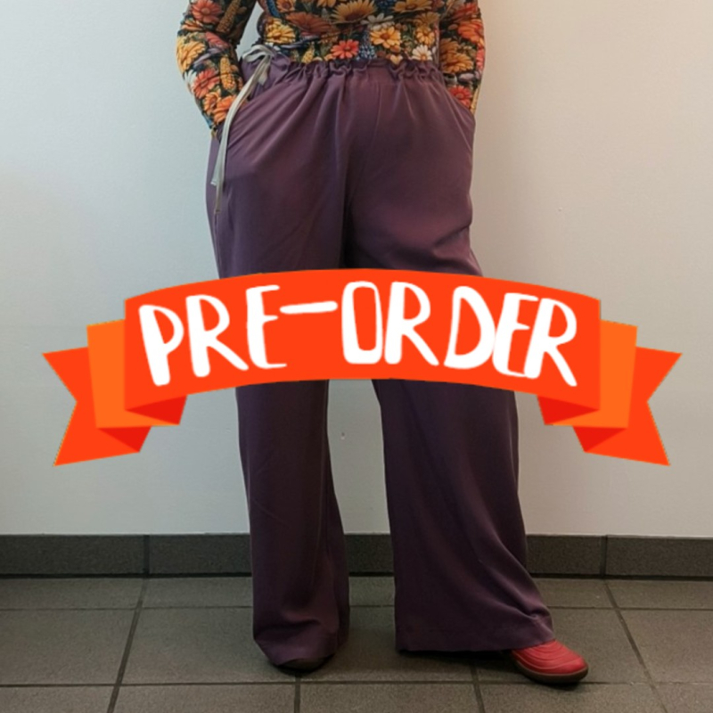 Loose Fit Bukser - Mauve