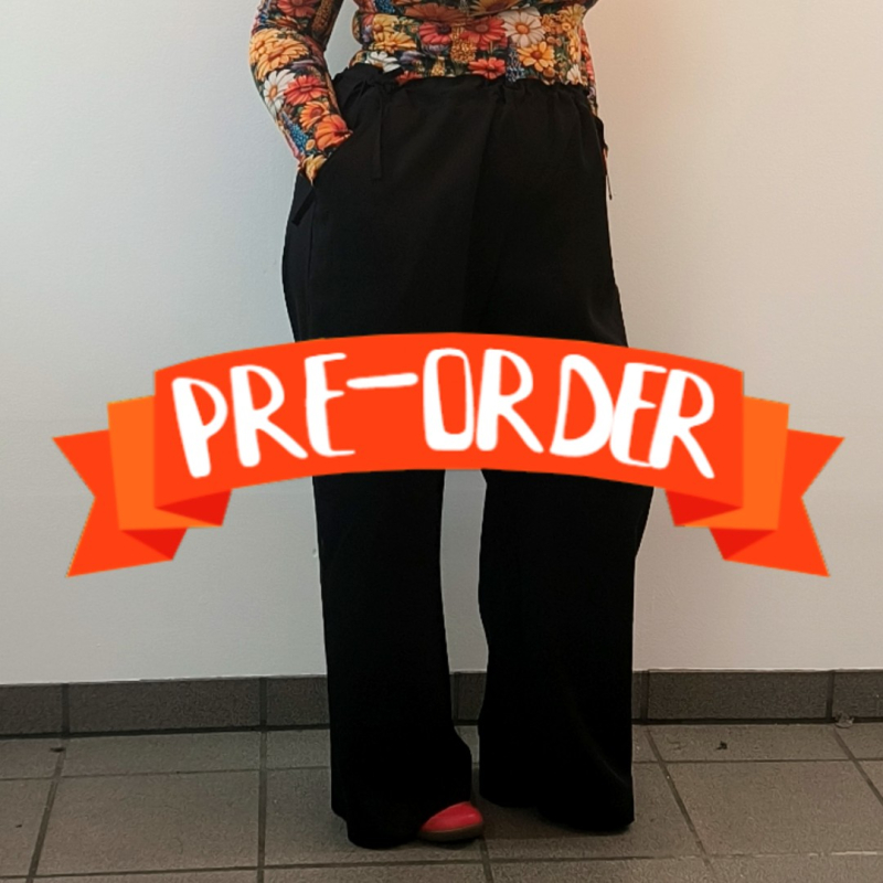 Loose Fit Bukser - Black