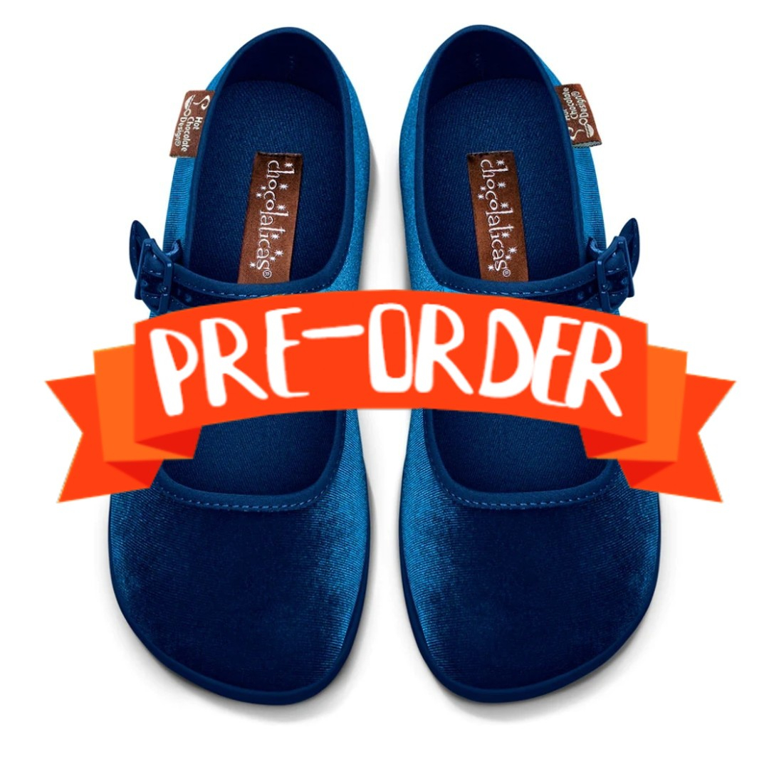 Curacao Blue Mary Jane Sko fra Hot Chocolate Design