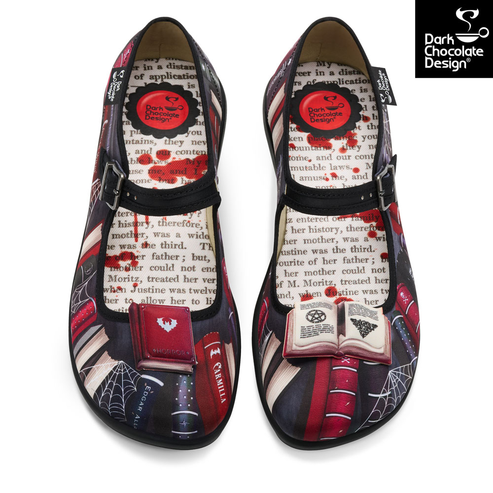 Horror Tales Mary Jane Sko fra Hot Chocolate Design