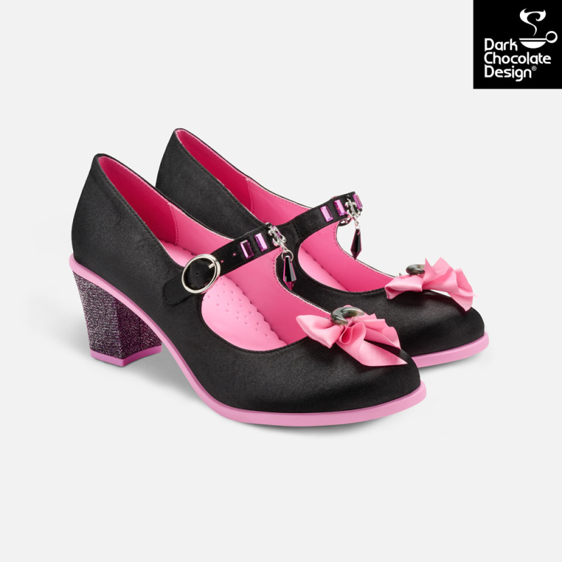 Black Moon - Midi Heels sko