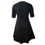 Plus size kjole - Akiko Black Rainbow fra Amamiko