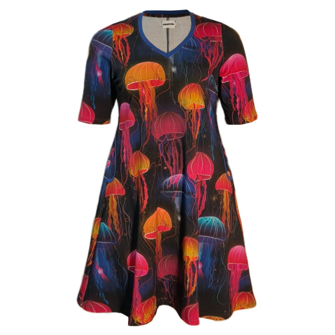 Tulla Kjole - Jellyfish. A-formet kjole fra Amamiko