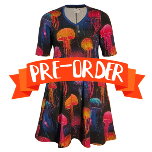 Tulla Kjole - Jellyfish. A-formet kjole fra Amamiko