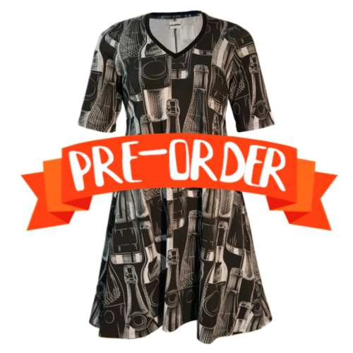 Tulla Kjole - Wine o'clock. A-formet kjole fra Amamiko