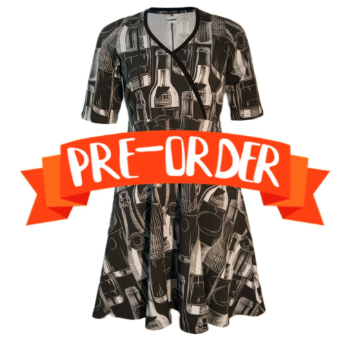 Bika Kjole - Wine o'clock. Kjole med empiresnit fra Amamiko 