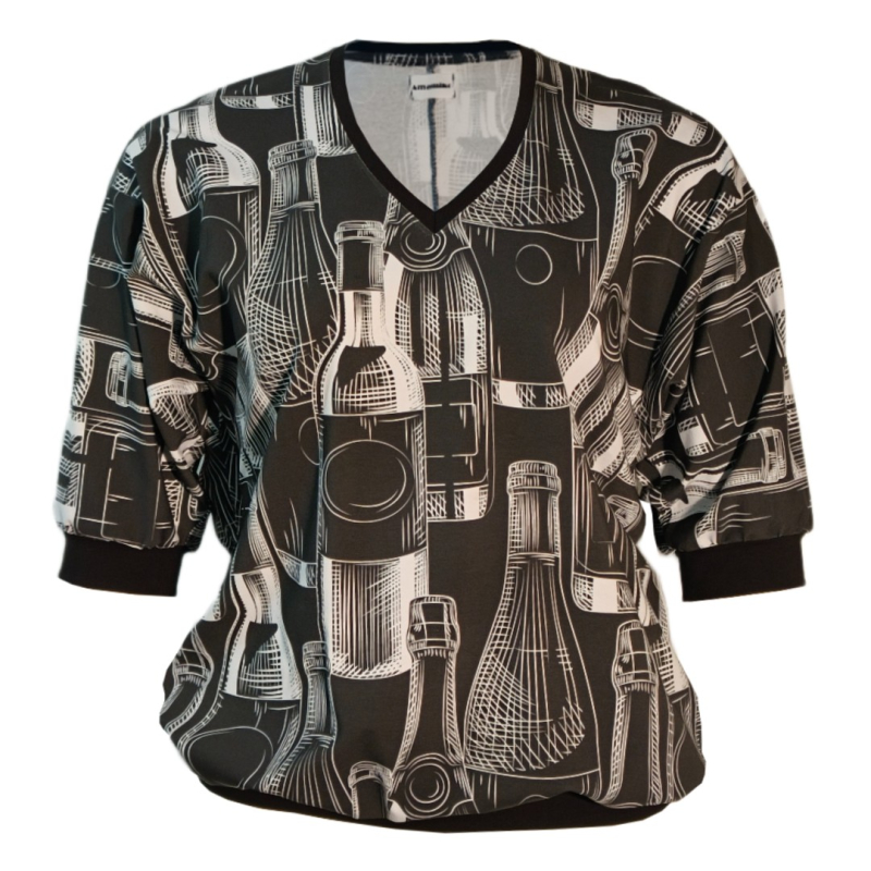 Botan Bluse - Wine o´clock