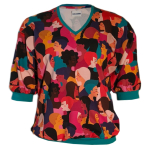 Botan Bluse - Diversity. Løstsiddende plus size bluse fra Amamiko