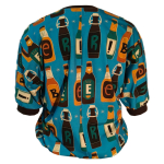 Botan Bluse - Beer Me!. Løstsiddende plus size bluse fra Amamiko