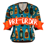 Botan Bluse - Beer Me!. Løstsiddende plus size bluse fra Amamiko