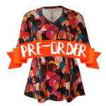 Sakura Bluse - Diversity. Bluse med A-form fra Amamiko