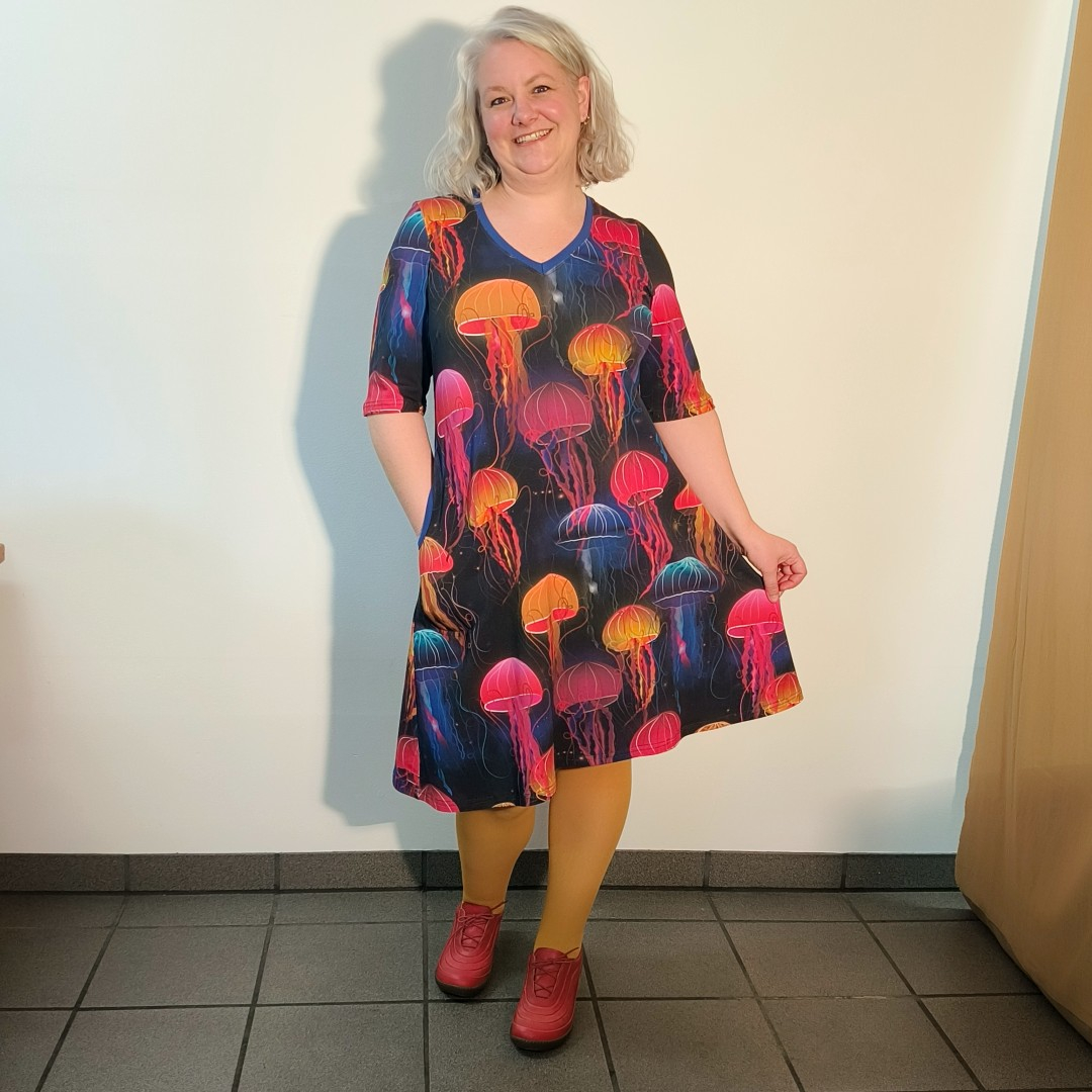 Tulla Kjole - Jellyfish. A-formet kjole fra Amamiko