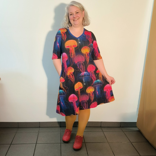 Tulla Kjole - Jellyfish. A-formet kjole fra Amamiko