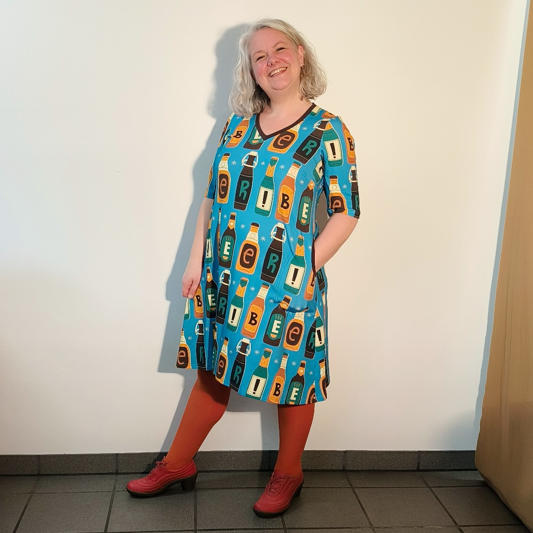 Tulla Kjole - Beer Me! - A-formet kjole fra Amamiko