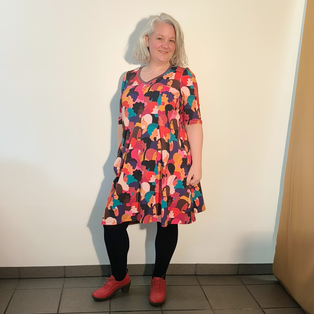 Tulla Kjole - Diversity - A-formet kjole fra Amamiko