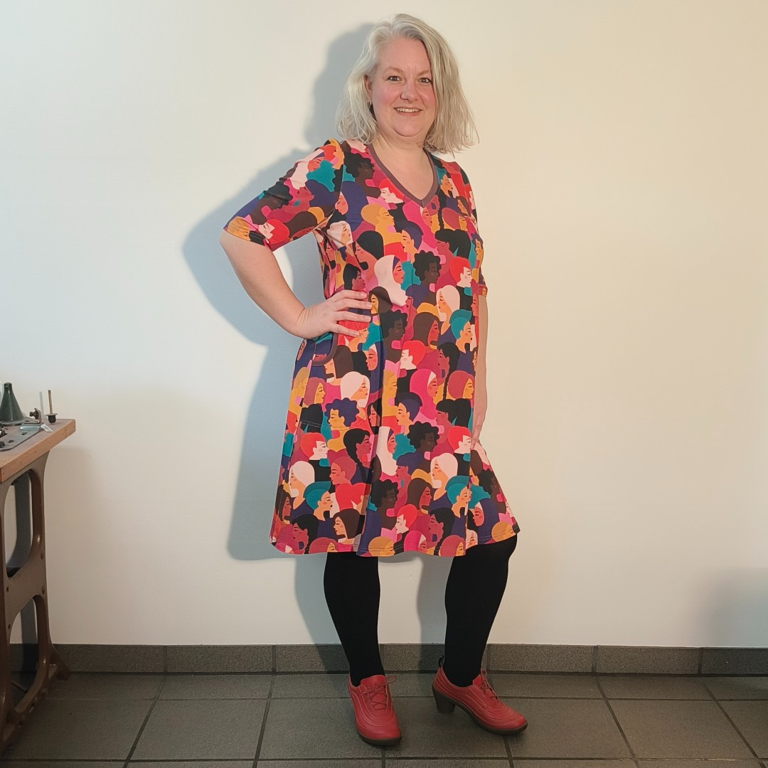 Tulla Kjole - Diversity - A-formet kjole fra Amamiko